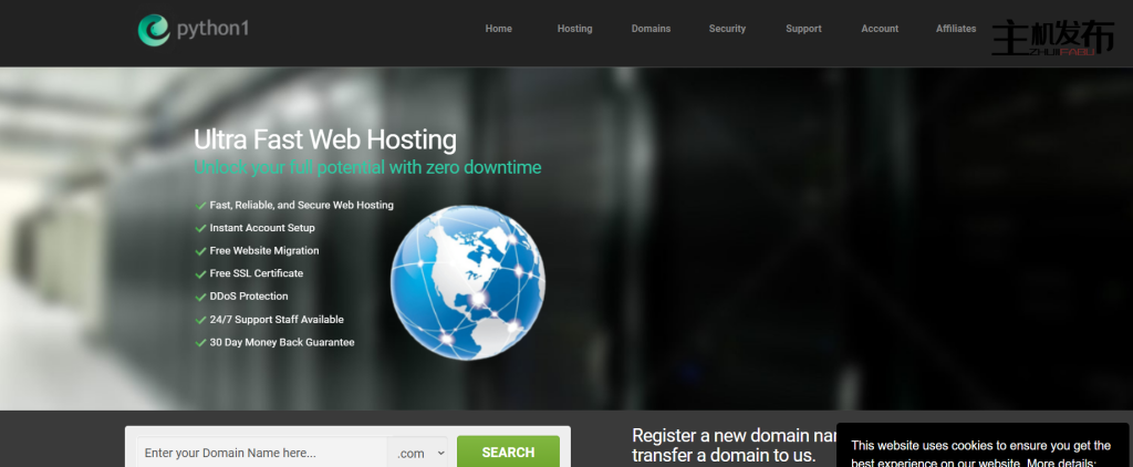 Python1.com | 始于2012的老牌品质 | AMD Ryzen全系(3700X/9900X) | 美国机房疾速NVMe