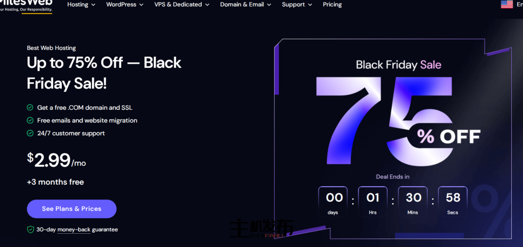 MilesWeb 独立服务器限时特惠 – 高性能、企业级主机托管服务 直降29%