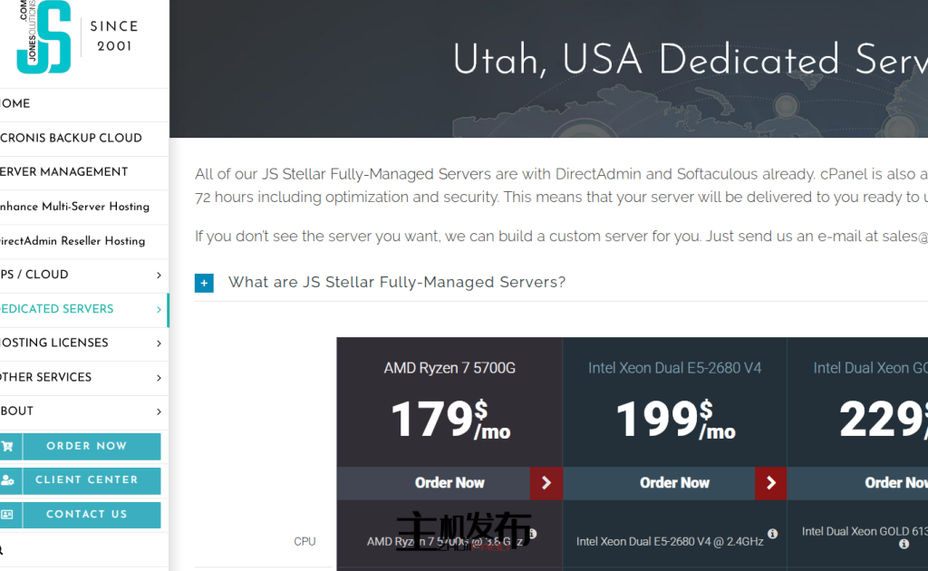完全托管安全服务器 █ cPanel / DirectAdmin / 增强版主机 - 亚欧美多地部署 █ 免费 UFW 图形管理界面