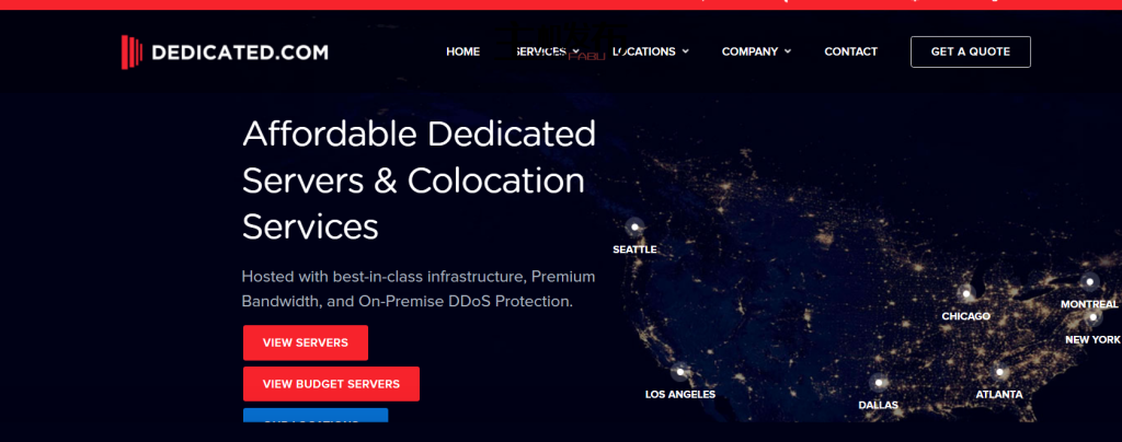 英特尔至强双路E5-2660v4处理器 | 64GB内存 - 2×1TB固态硬盘 | 月付126.99美元 - DEDICATED.COM